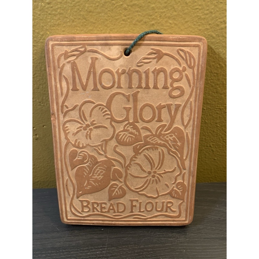 Morning Glory Bread Flour Hill Design Inc 1993 Clay Baking Tile Or Kitchen Decor